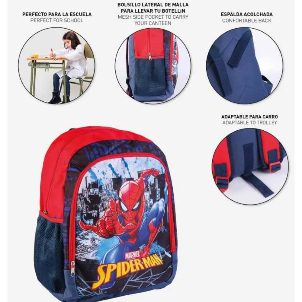 Marvel Mochila escolar de Spiderman Back