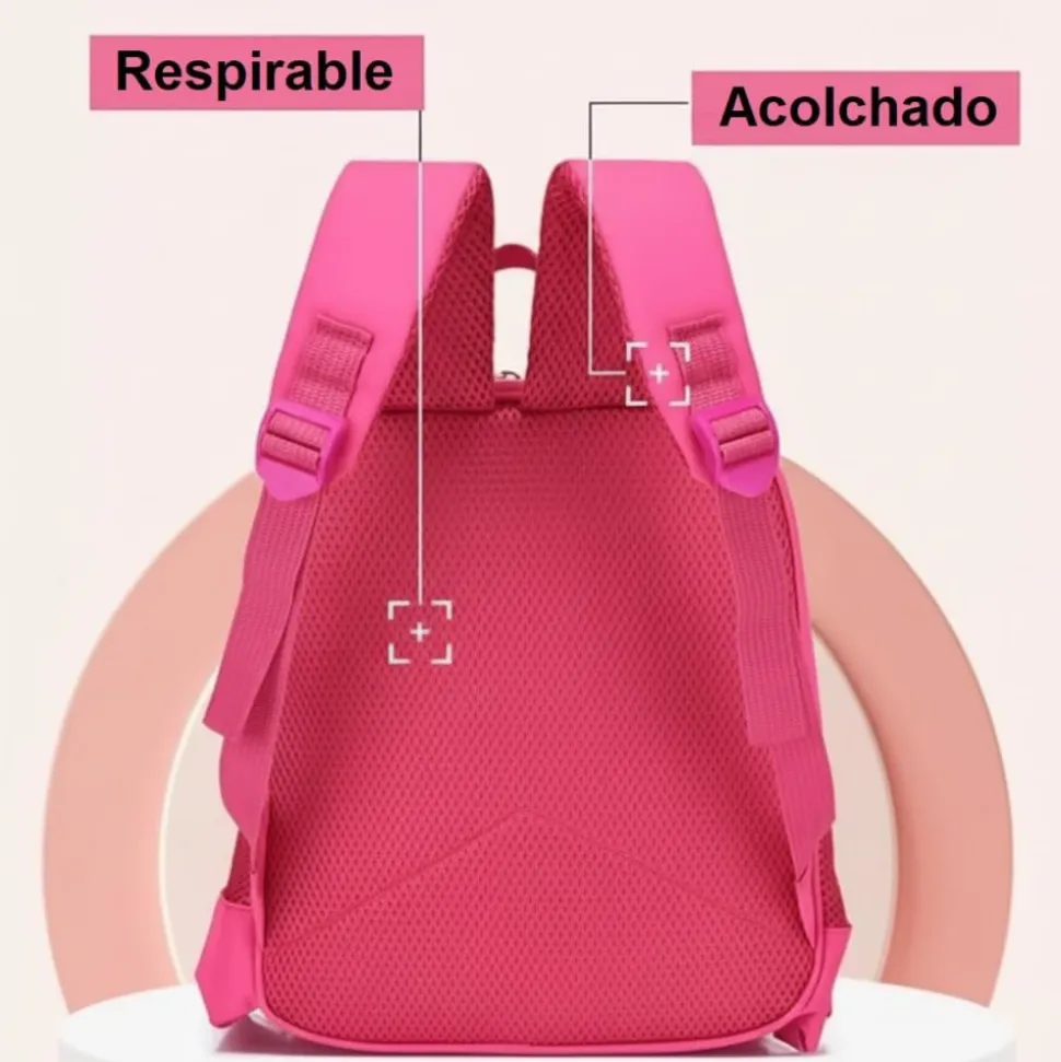 Mochila infantil escolar Animales 3D