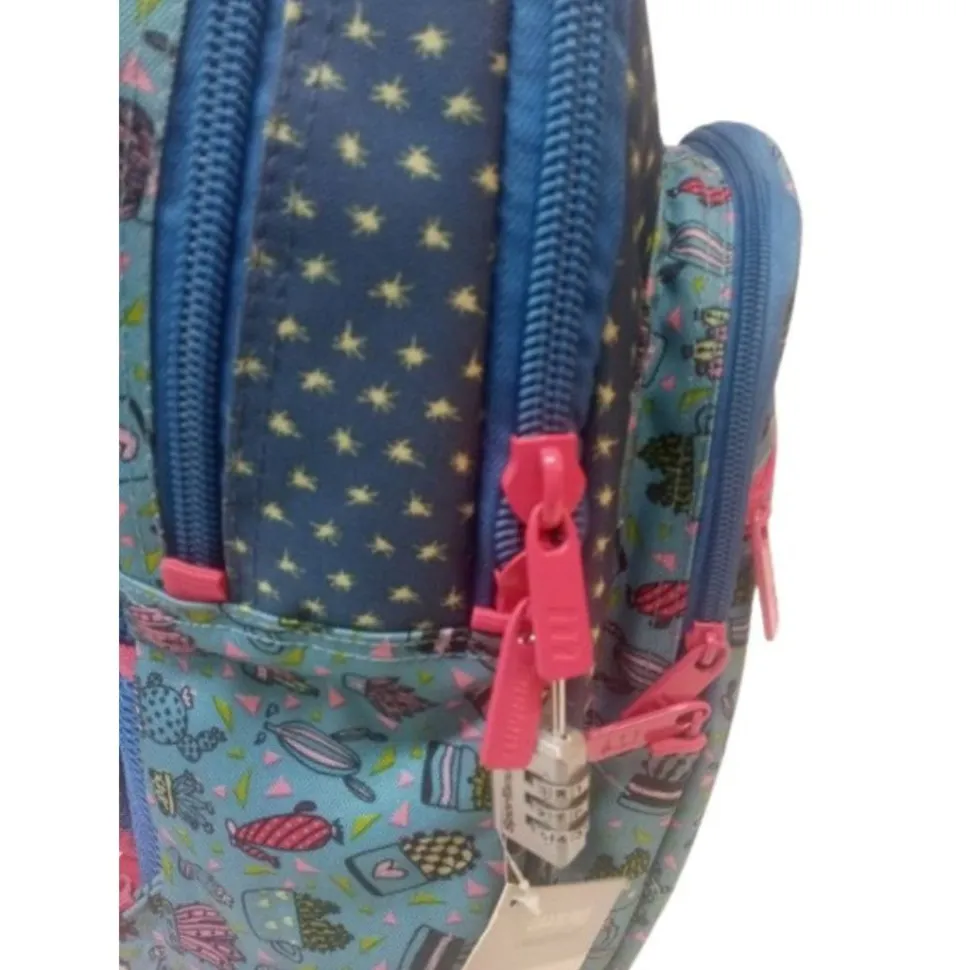 Mochila Sportandem Azul Cactus