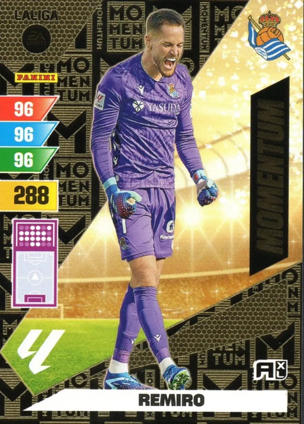 Momentum Alex Remiro - Real Sociedad cromo Adrenalyn XL 2023 2024 La liga 23/24