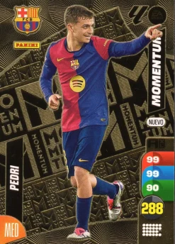 Momentum Nuevo Pedri - FC Barcelona cromo Adrenalyn XL 2024 2025 La liga 24/25 Actualización