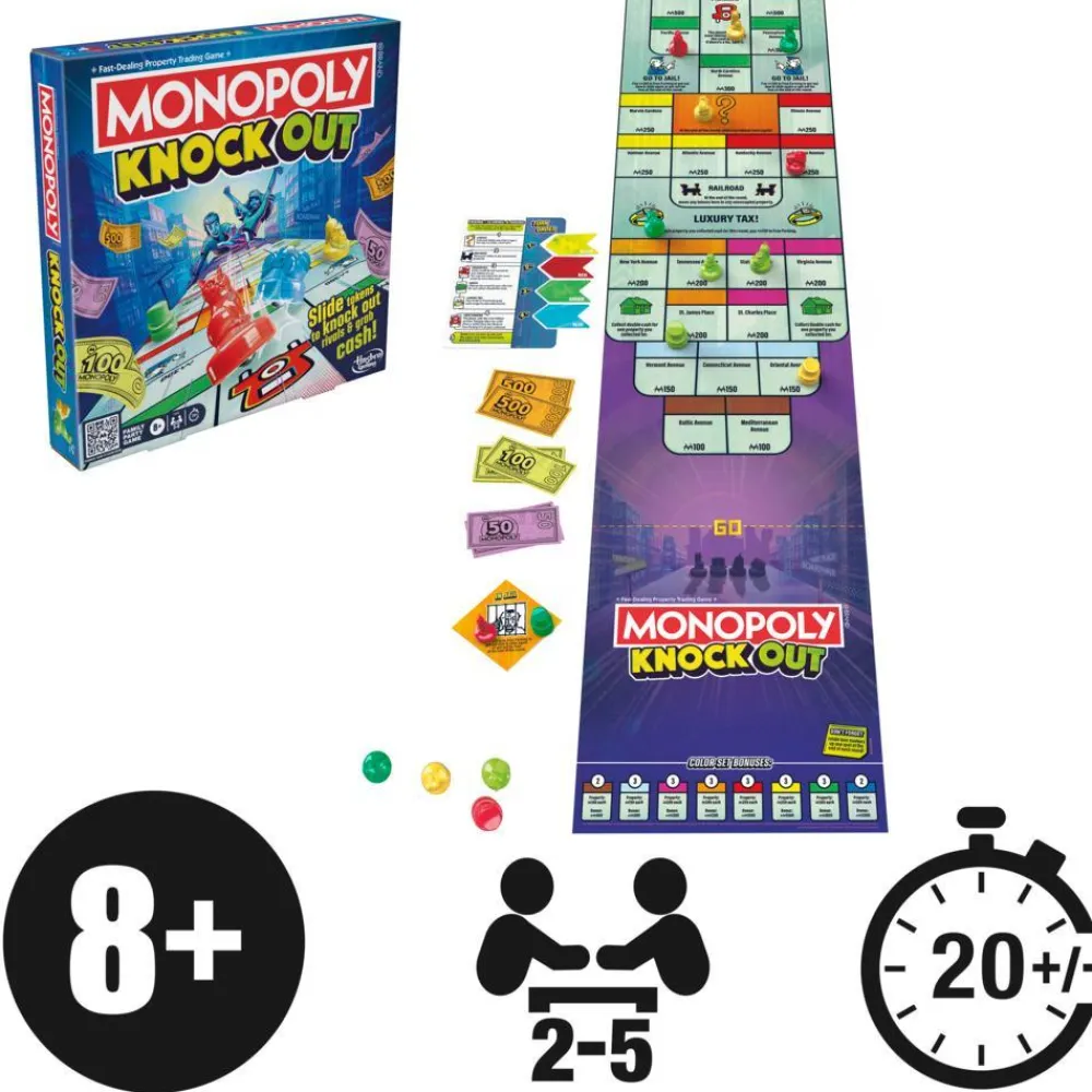 Sale Monopoly De Hasbro Monopoly Knockout de Hasbro
