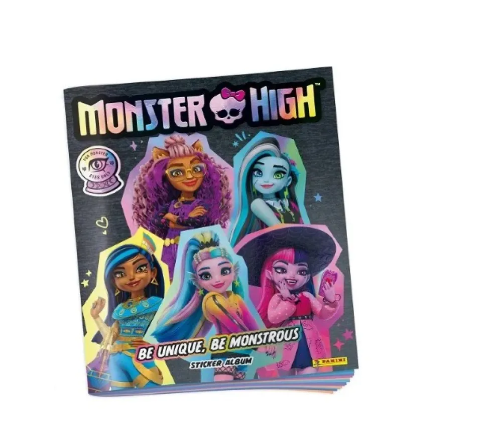 Monster High Álbum de cromos vacío Colección 2024 pegatinas