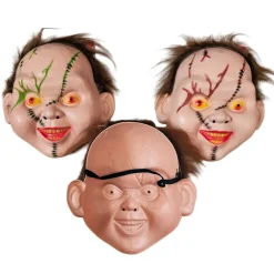 Online Kebedo Moda Máscara de Chucky con Cuchillo Sangriento Falso y Guantes - Talla Única