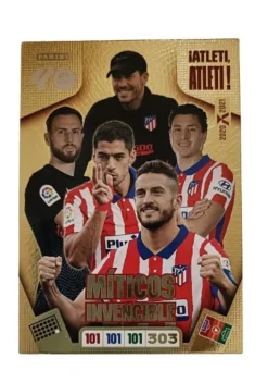 Míticos Invencible Atleti Atleti Adrenalyn XL 2020 2021 Panini Luis Suarez Simeone Koke Oblak