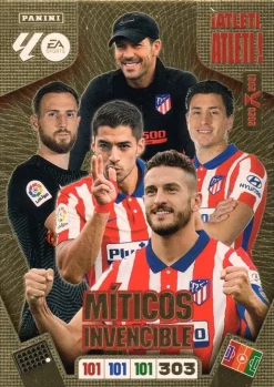 Míticos Invencible Atlético de Madrid 2025-26 Cromo Panini Adrenalyn XL La Liga 25/26