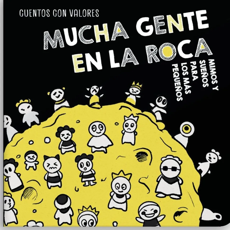 Mucha gente en la roca - Colección Mimos y Sueños