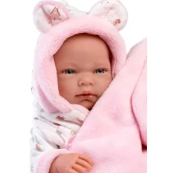 Hot Llorens Muñeca Bebé Nica RN Baño Newborn - cuerpo de Vinyl