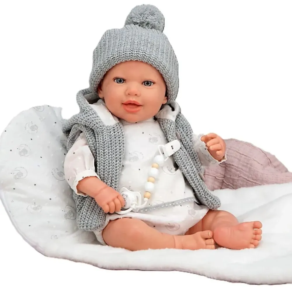 Clearance Arias Muñeca Bebé Reborn Daniela con Manta de