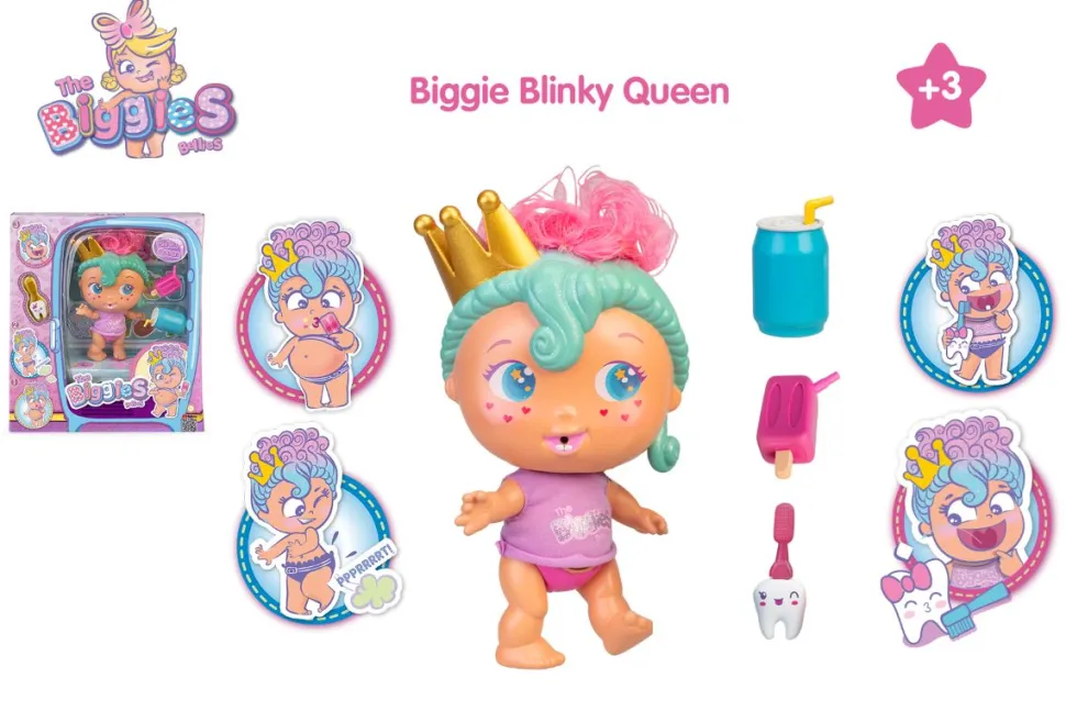 Muñeca Biggie Blinky Queen