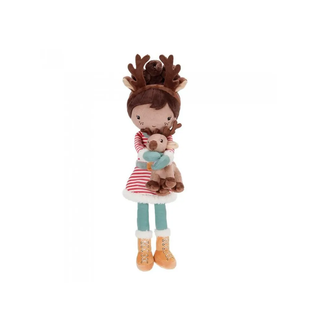 Outlet Little Green Muñeca Blandita Evi Navidad Little Dutch