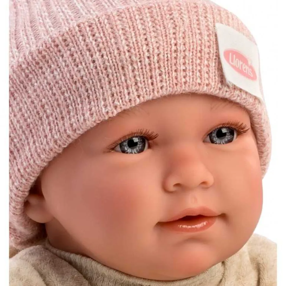 Muñeco Bebe Mimi Llorona cojín color Hielo