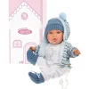Muñeco Bebé Llorón Enzo con chaqueta y Gorro - Llorens