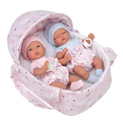 Muñecos Babis Gemelos con capazo