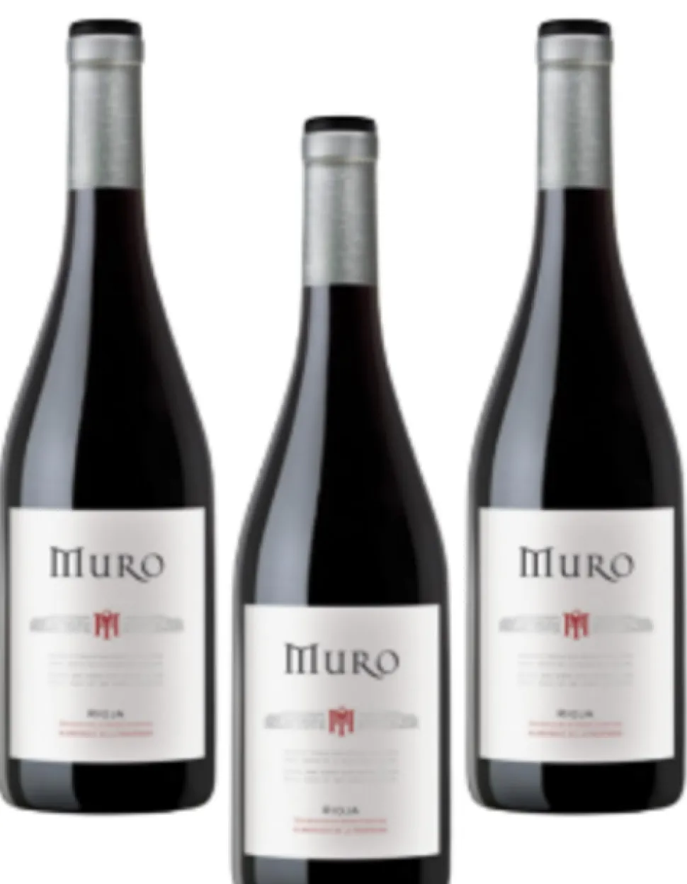Muro Crianza Vino tinto tempranillo Rioja Pack 3 botellas 750ml