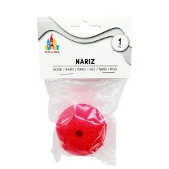 Nariz Payaso Foam - Accesorio de Disfraz