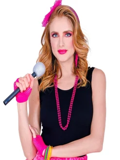 Neón Pink the 80S Fashion Accesories