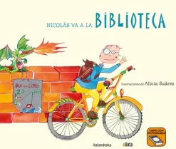 Nicolás va a la biblioteca