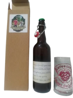Cervecería Valles del Lúpulo Nitro-IPA botella 75 cl +vaso
