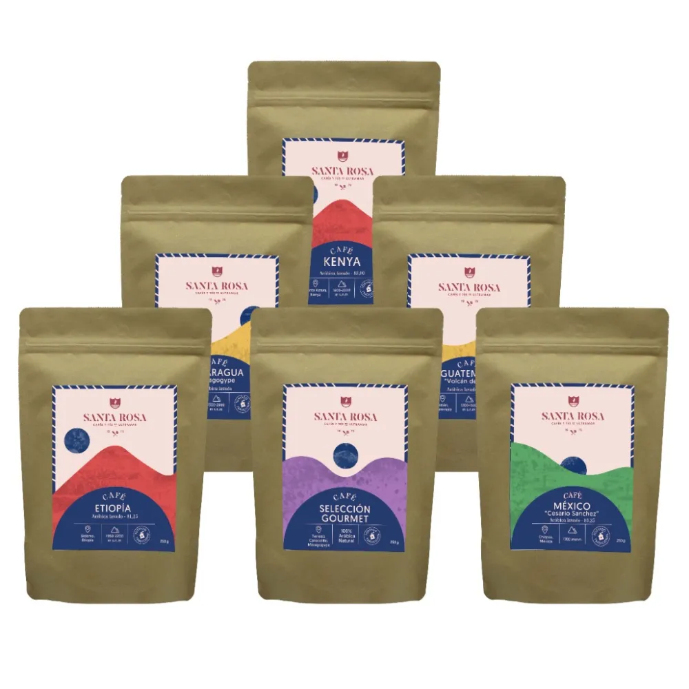Sale Cafés Santa Rosa No te quedes sin Café - 6x250gr