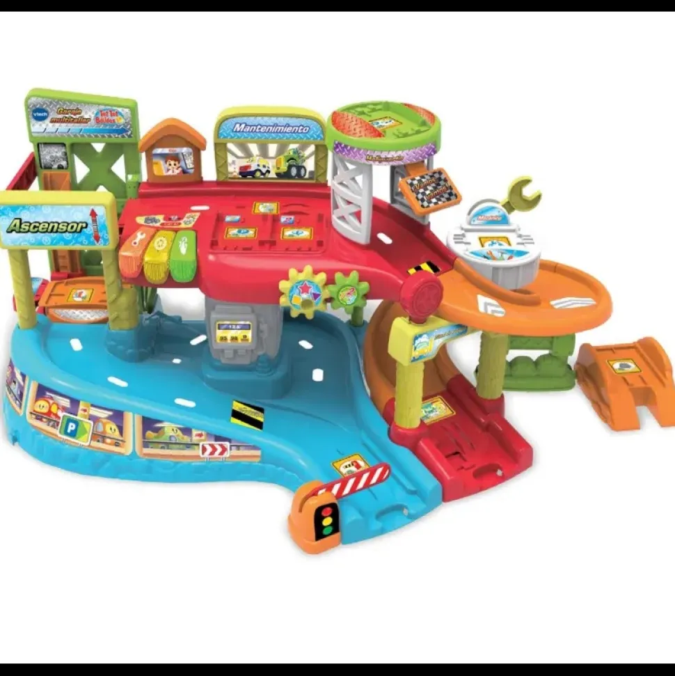 Nuevo Garaje Multitaller Tut Tut Bólidos - Vtech con Joseph la grúa de coches