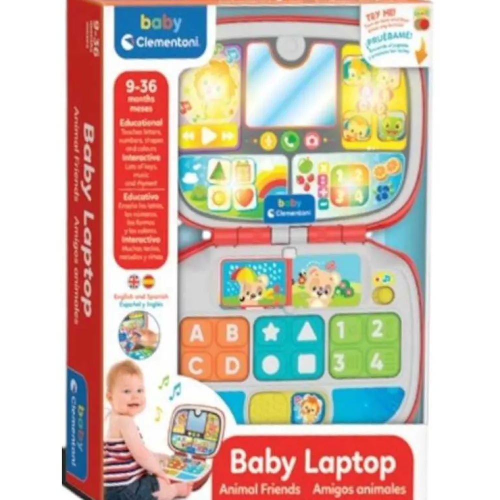 Hot Clementoni Ordenador portátil Infantil Baby Laptop Amigos Animales