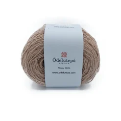 Ovillo alpaca baby 100% natural color Beige 100 g