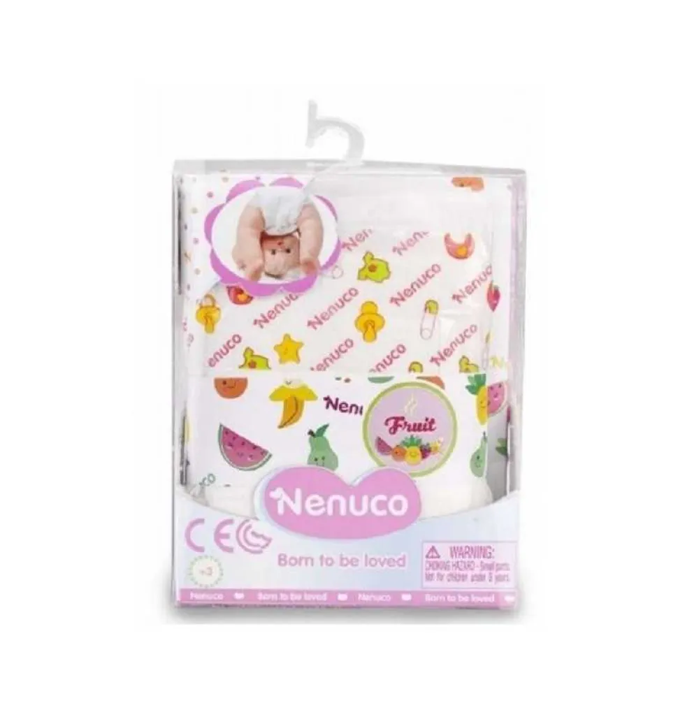 Pañales Muñeco Nenuco blancos
