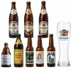Pack 8 Cervezas de Trigo: de frescas a potentes + vaso