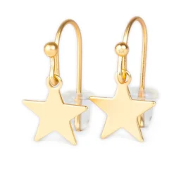 Pack collar y pendientes: estrella pequeña