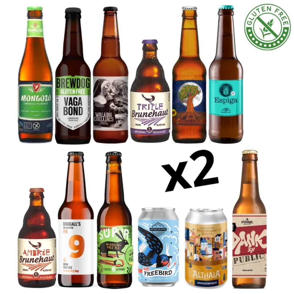 Best 2D2Dspuma Pack degustación 24 cervezas artesanas sin gluten