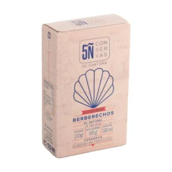 Sale Conservas 5Ñ de Santoña Pack de 10 latas de berberechos al natural 120 ml