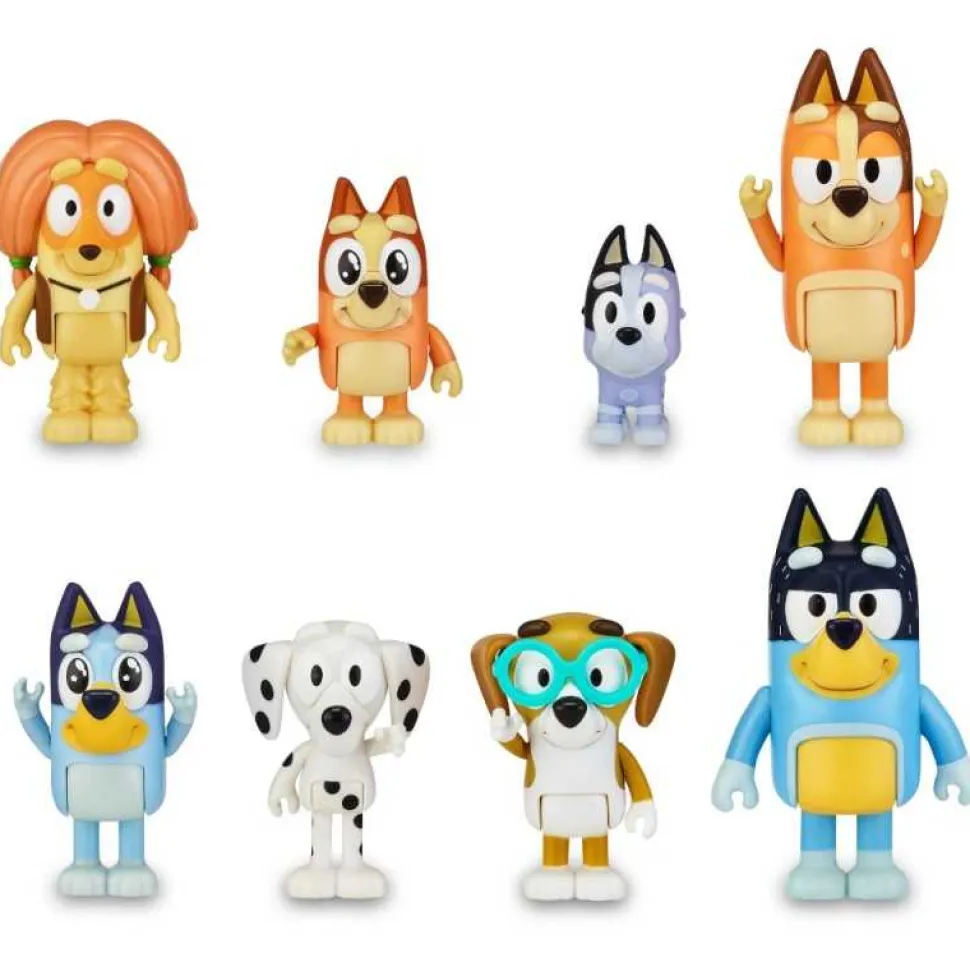 Pack de Ocho figuras Bluey
