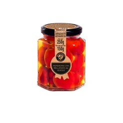Discount Botularium Pack de Pepperoncini rellenos de queso. Pack de 2 tarros de 250 g