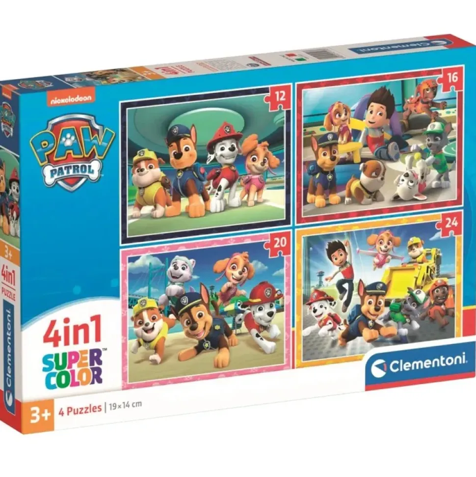 Pack de 4 Puzzles de la Patrulla Canina +3A