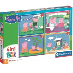 Best Peppa Pig Pack de 4 Puzzles de +3A