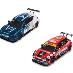 Discount Scalextric Pack dúo Coches Cupra León E-racer y Cupra León Competition