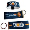 Pack llaveros y pulsera goma 200 años Policía Nacional