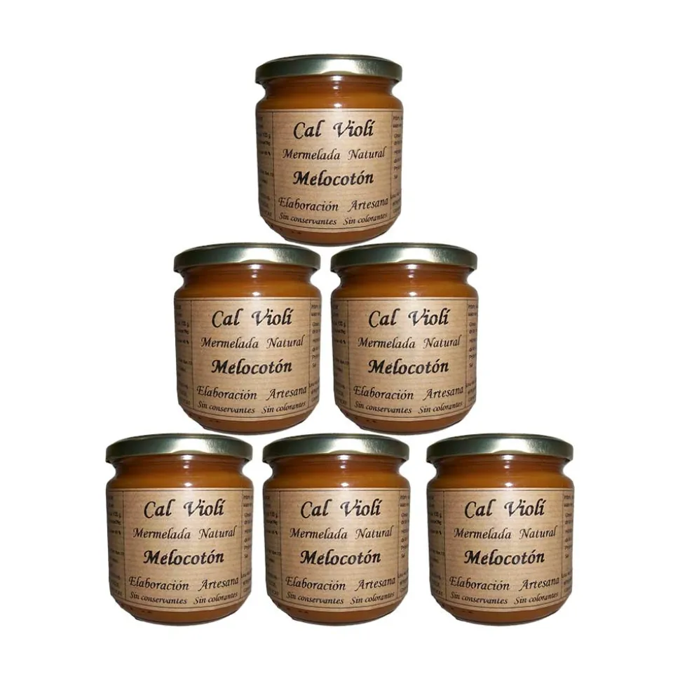 Pack mermelada de melocotón - 6x340 ml