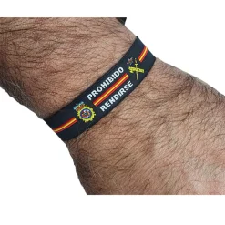 Discount PCMaes Pack pulseras escudo de la guardia Civil -Prohibido rendirse 10 unidades