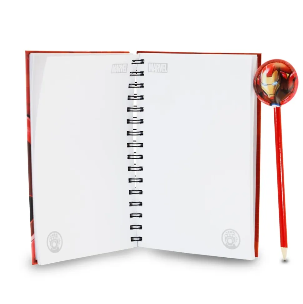 Pack Regalo Karactermania Cuaderno más Lapiz Ironman 24x23x2.5
