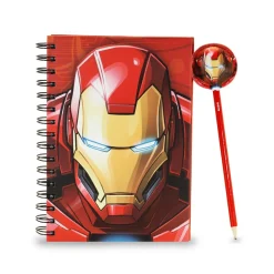 Pack Regalo Karactermania Cuaderno más Lapiz Ironman 24x23x2.5
