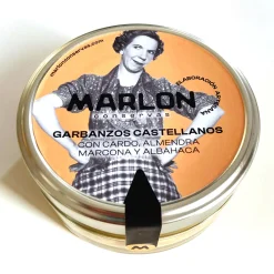 Discount MARLON conservas Pack 4 -Sabor mediterráneo: Garbanzos Pedrosillanos, Castellanos, Fabada, Crema de membrillo, Lentejas y Alubias
