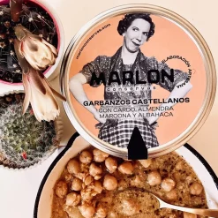 Discount MARLON conservas Pack 4 -Sabor mediterráneo: Garbanzos Pedrosillanos, Castellanos, Fabada, Crema de membrillo, Lentejas y Alubias