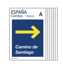 Pack 100 Tusello Camino de Santiago 2026 | La Flecha Amarilla | Tarifa A | 20 blíster de 5 sellos