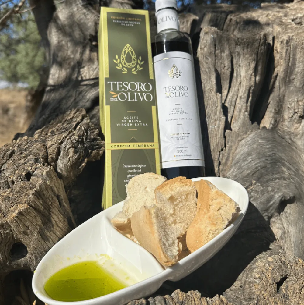 Hot Tesoro del Olivo Pack 2x500ml - Aceite de Oliva Virgen Extra Premium de Jaén