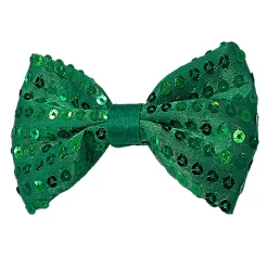 Sale Disfraces Lucero Pajarita Lentejuela Verde