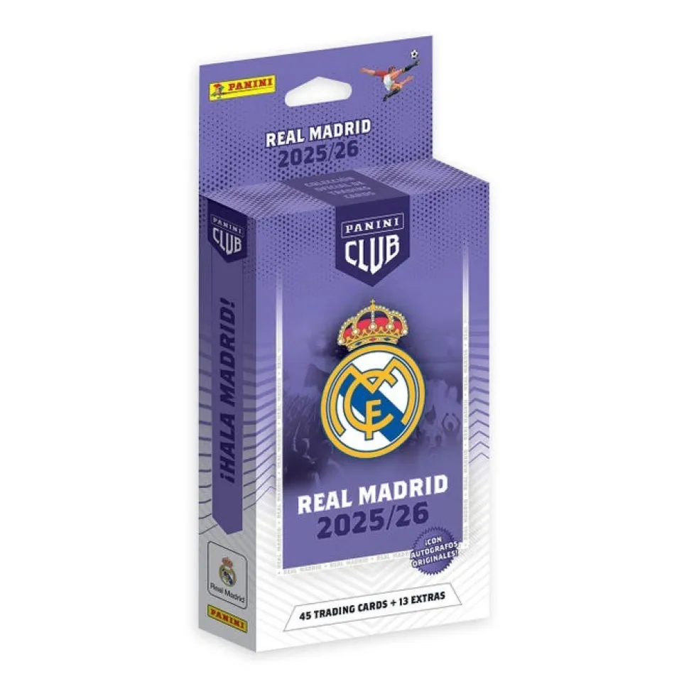 Panini Club Real Madrid 2025/26 - Blíster Precintado Sin abrir - Colección Oficial Panini