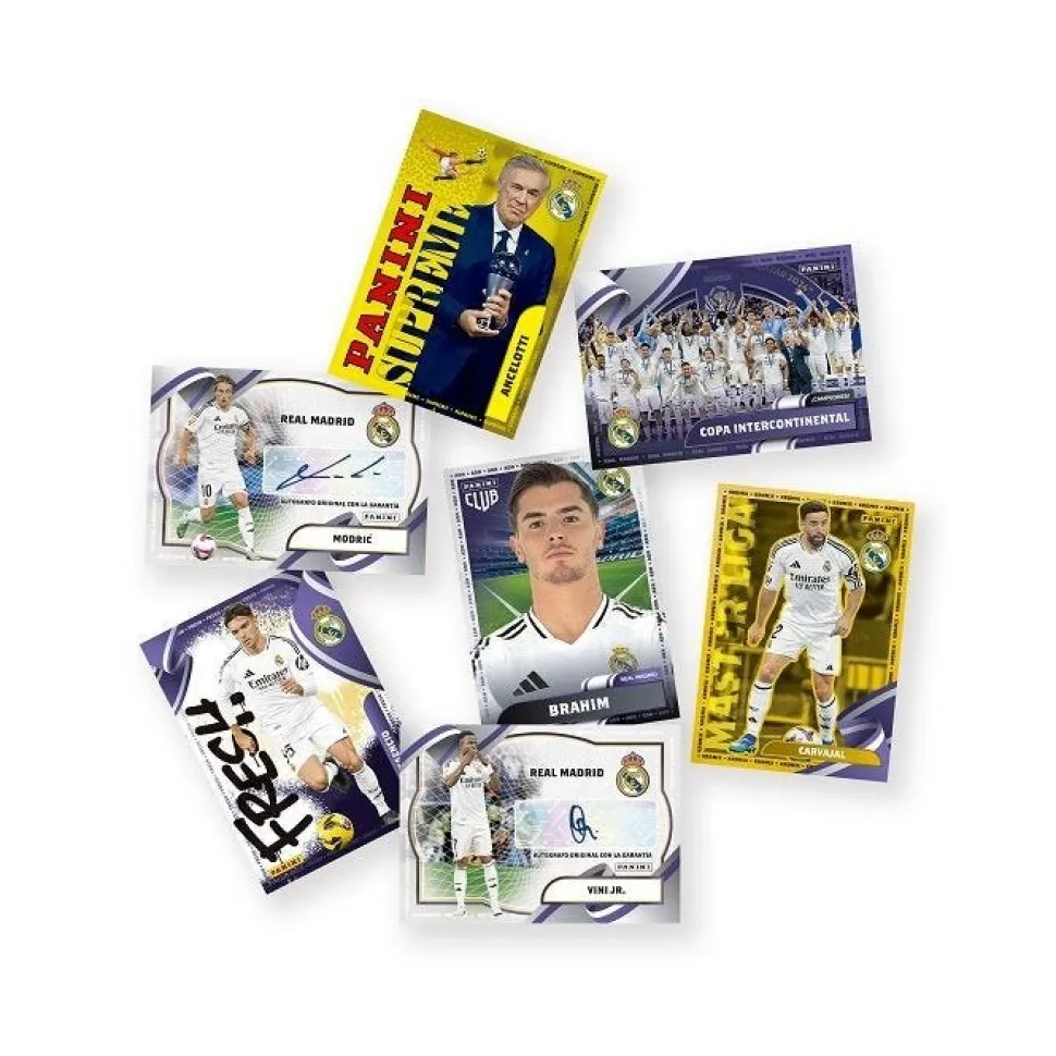 Panini Club Real Madrid 2024/25 - Blíster 2 sobres - Colección Oficial Panini