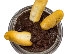 New La Conservera del Prepirineo Paté Vegetal de Olivas de Aragón con Cebolla - Pack 4 unidades